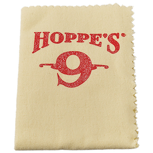 Hoppe's 1217 Wax Treated Gun Cleaning Cloth 11x14 Resealable Bag - 10 Per Pack
