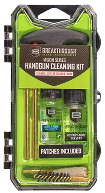 Breakthrough Clean Vision Series 9mm & .38 Cal Pistol Cleaning Kit 9-Piece