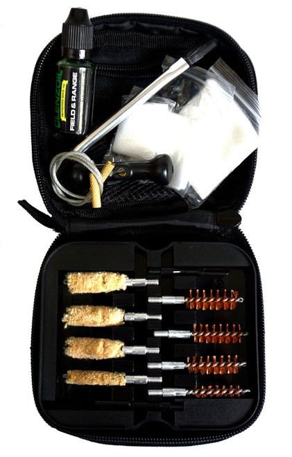 Clenzoil 2328 Field & Range Multi-Caliber Pistol Cleaning Kit 17-Piece Black