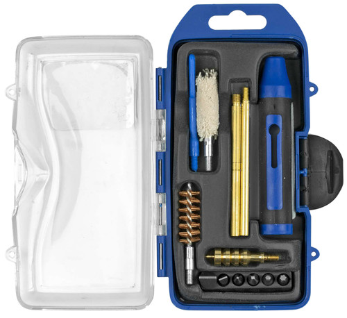 DAC GunMaster GM45P Cleaning Kit for 44 & 45 Cal Pistols - 14 Pieces, Black/Blue