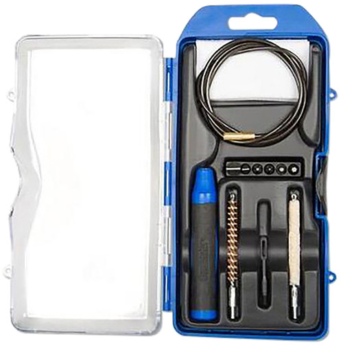 DAC GM22LR GunMaster 22 Cal Rifle Cleaning Kit - 14 Pieces, Black/Blue