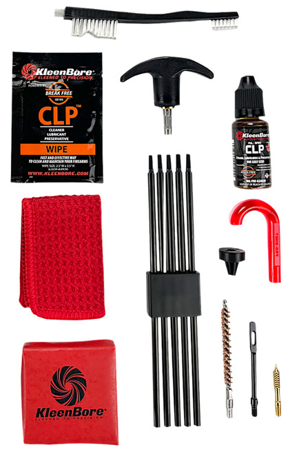 KleenBore K205 Rifle Classic Cleaning Kit, .22 / .223 / 5.56mm Cal