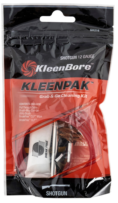 KleenBore SK21610 Grab & Go 12 Gauge Shotgun Cleaning Kit 10-Pack