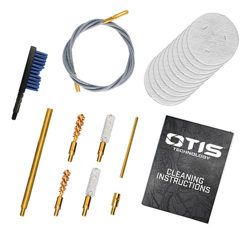 Otis Patriot .17/.22 Cal Handgun Rifle Cleaning Kit 15 Pieces Yellow Case