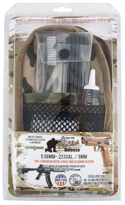 Pro-Shot MMULTICAM5569MM Multi-Caliber Pistol and Rifle Rod Cleaning System Multi-Camo Pouch