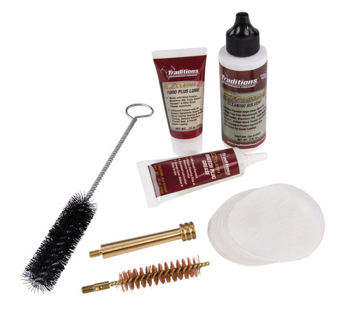Traditions A3960 EZ Clean 2 Muzzleloader Cleaning Kit for 50 Cal 7 Pieces