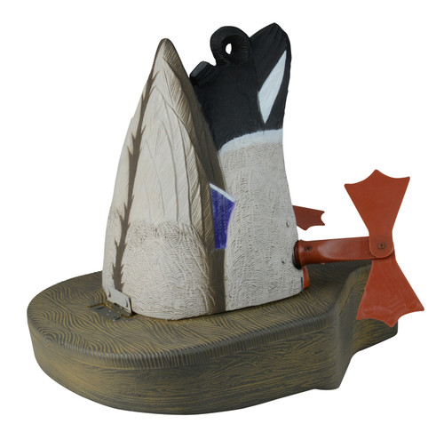 Higdon Outdoors 53012 XS Crazy Kicker Mallard Drake Motion Decoy, Black/Gray, 12V Li-ion with Timer