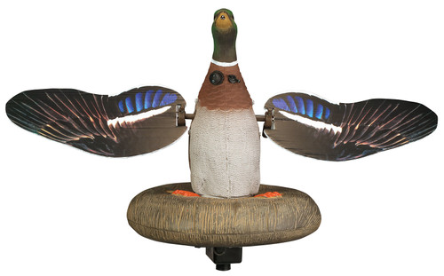 Higdon Outdoors 53072 XS Floating Flasher Mallard Drake Motion Decoy, Multi-Color, 12V Li-ion