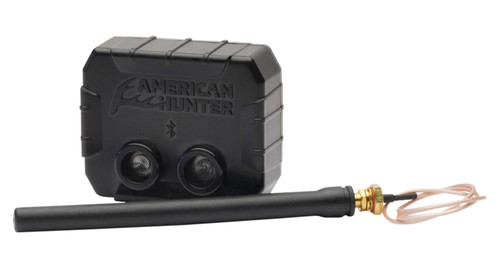 American Hunter AH-FMTR-ANT Feeder Meter with Bluetooth 5.0 and Antenna for Metal Hoppers