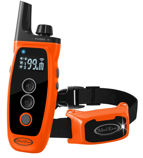 Boyt Harness 38107 MR 1000 Training Collar Dog Training Black/Orange w/ Remote