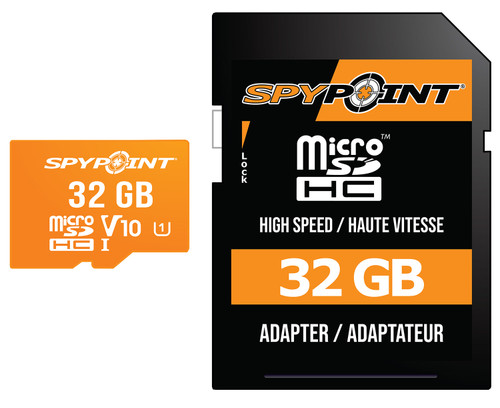 Spypoint 32GB Micro SD Memory Card for Trail Cameras