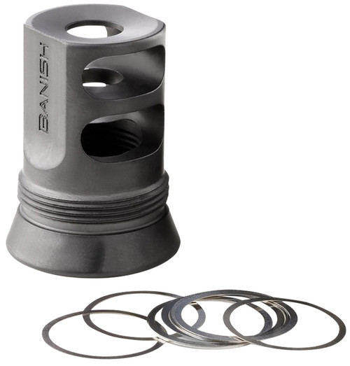 Banish 30 Gold/46 Muzzle Brake 5/8x24 - Suppressor Mount Accessory