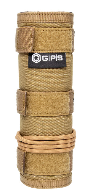 GPS Bags GPST80075T Suppressor Cover Tactical 7.5" Tan 1000D Nylon with Tether Line
