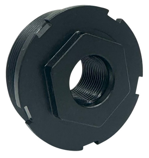 Huxwrx 2311 HUB Direct Thread Mount 1/2"x28 Black Suppressor Adapter