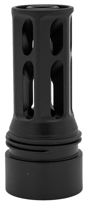 Huxwrx 1858 Flash Hider QD 7.62mm M26x1.5 LH Black Muzzle Device