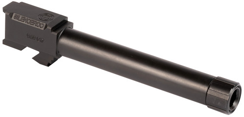 SilencerCo AC864 Threaded Barrel 5" 9mm Luger, Black Nitride, Fits Glock 17 Gen 1-4