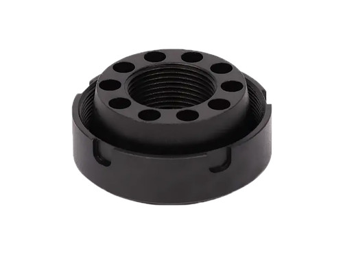 SilencerCo AC4744 Charlie Direct Thread Mount Fits 9/16"x24 Stainless Steel Oxide Black