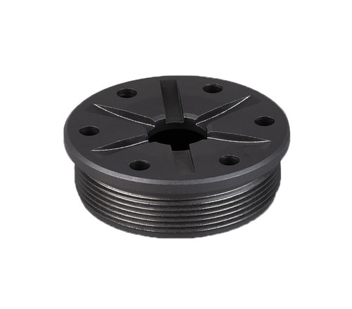 SilencerCo AC5126 Bravo Front Cap 9mm Matte Black Suppressor Cap