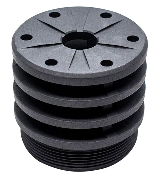 SilencerCo AC2022 Bravo Anchor Brake 30 Cal 7075-T6 Aluminum Black Suppressor Part