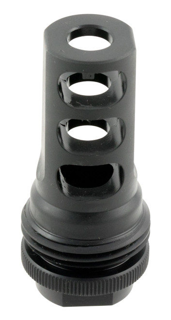 SilencerCo AC1282 ASR Muzzle Brake 30 Caliber 1/2"-28 TPI Black