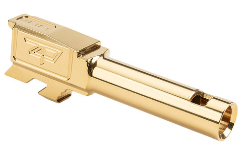 Zaffiri Precision ZP.43BCPG Glock 43/43x Blowhole Compensated Barrel/Slide Gold 416R Stainless Steel