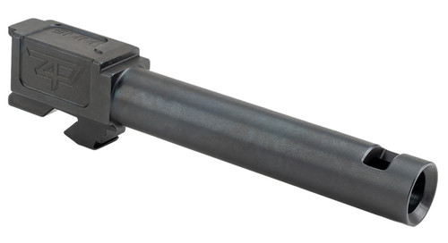 Zaffiri Precision ZP.17BCPBN Glock 17 Gen 1-4 Slide with Blowhole Compensator Black 416R Stainless Steel