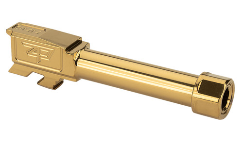 Zaffiri Precision ZP.43BTG 9mm Glock 43/43X Match Grade Barrel 3.92" Gold 416R Stainless Steel