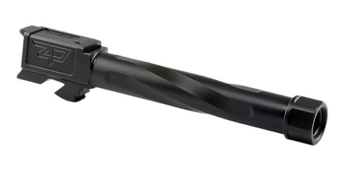 Zaffiri Precision ZP.17BTBN 9mm Glock 17 Gen 1-4 Match Grade Barrel 4.99" Black 416R Stainless Steel