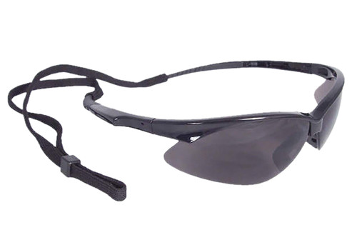 Radians OB120CS Outback Shooting Glasses Adult Smoke Gray Anti-Fog Lens Black Frame