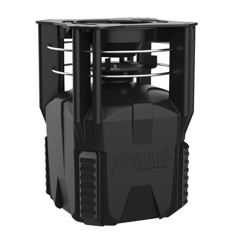 American Hunter AHXDPROKIT XD-Pro Feeder Kit Upgraded Industrial Motor Varmint Guard Black