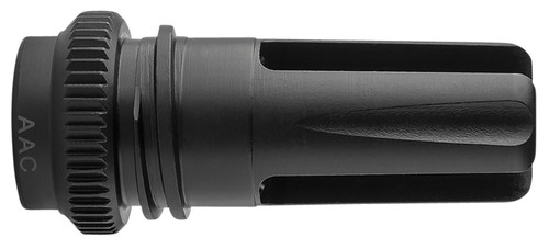 ADVANCED ARMAMENT COMPANY 64141 Blackout Flash Hider 22 Cal (6.56mm) 1/2"-28 tpi, Black Steel, for AAC 51T Suppressors