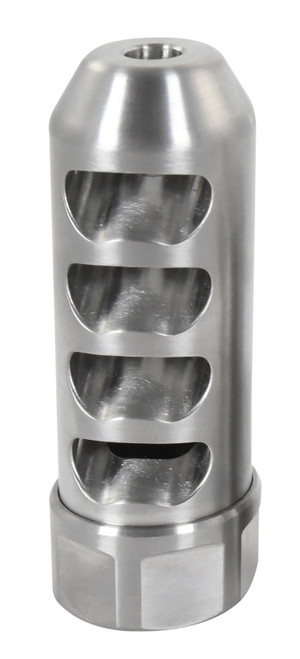 APA Gen 2 Fat Bastard Self Timing Muzzle Brake Stainless Steel 5/8"-24 tpi 338 Cal Rifle