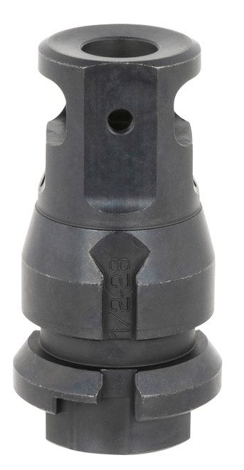 Dead Air DA109 KeyMount Muzzle Brake Black 1/2"-28 tpi 2.60" OAL for Sandman & Nomad-30 Suppressors