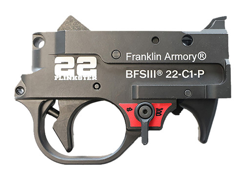 Franklin Armory 22 Plinkster BFSIII Binary Drop-In Trigger Black Curved for Ruger 10/22