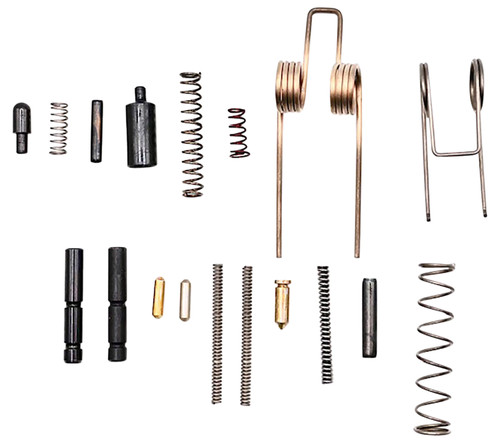 LBE Unlimited AR-15 Essentials Parts Kit with Bolt Catch Plunger Springs and Pins