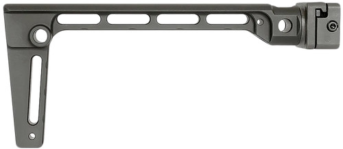 Midwest Industries MIARMSF Side Folding Stock Black 6061 Hard Coat Anodized Aluminum Fixed
