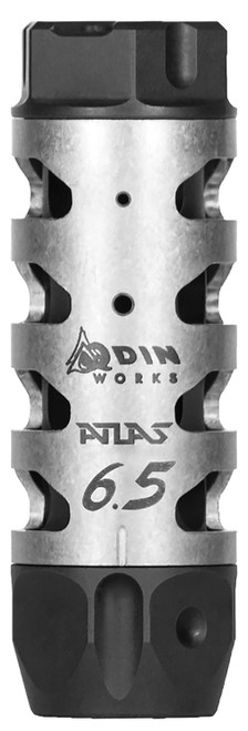 Odin Works MBATLAS65 Atlas Compensator 5/8-24 Threads 3" OAL 1" Diameter 6.5 Grendel