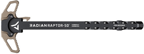 Radian Weapons Raptor SD Ambi Charging Handle FDE Gas Ported Shaft AR-15/M16