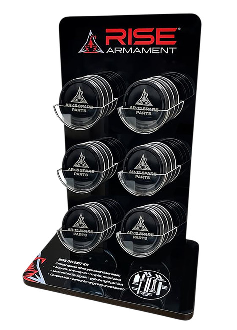 Rise Armament RAOSKDISPLAY Oh S#it Kit Spare Parts Black Aluminum AR Platform