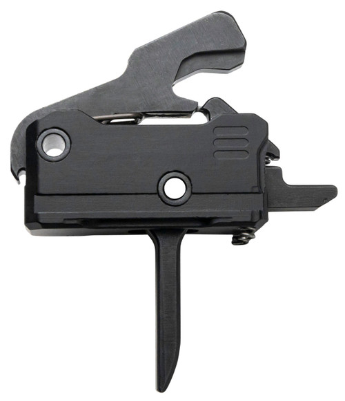 Rise Armament T017FBLK RA-140 Super Sporting Flat Single-Stage Trigger 3.50 lbs Black Hardcoat Anodized AR Platform