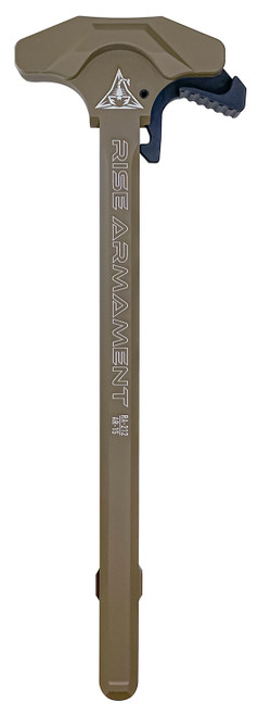 Rise Armament RA-212 FDE Extended Charging Handle for AR-15 Aluminum