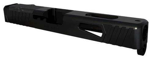 Rival Arms RA10G102A Precision Slide A1 QPQ Black Stainless Steel RMR Cut for Glock 17 Gen3 9mm