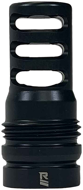 Rugged Suppressors MB025 3 Port Muzzle Brake 338 Cal (8.6mm) 3/4"-24 tpi Dual Taper Locking System R.U.M. Mount