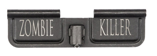 Spikes Tactical SED7007 AR-15 Ejection Port Door with Zombie Killer Laser Engraving - Black Phosphate Steel