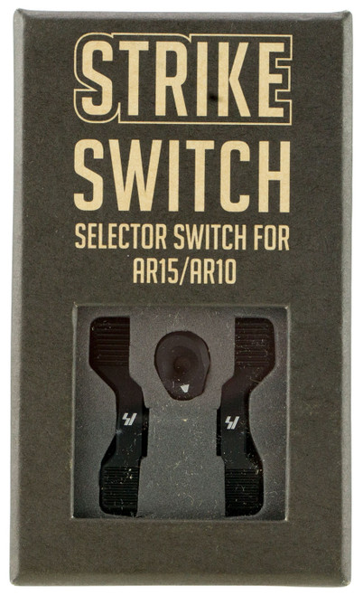 Strike Industries ARSSSBK Strike Switch Ambidextrous Safety Selector 60/90 Degree Black Aluminum AR-Platform