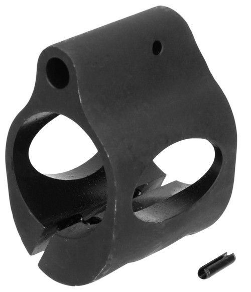 TacFire MAR001CO Clamp On Low Profile Gas Block .750" Steel Black Parkerized for AR-15