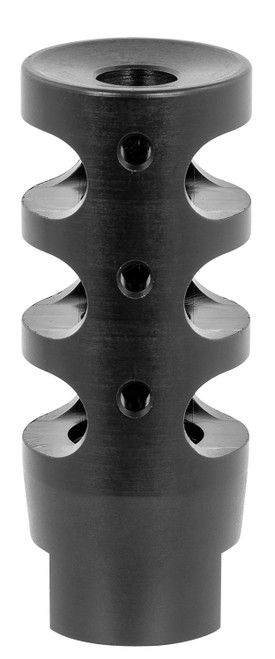 TacFire MZ10023BN Compact Compensator Black Nitride Steel 5/8"-24 TPI 2.50" OAL for 308 Win AR-10