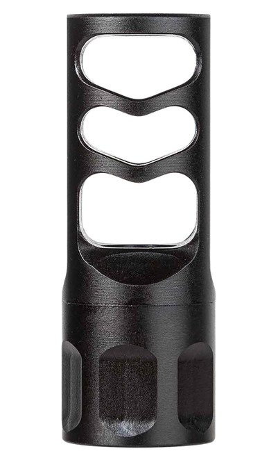 Tapco TAP22046 Self Timing Muzzle Brake Black Nitride Steel 5/8"x24 Threads 30 Cal