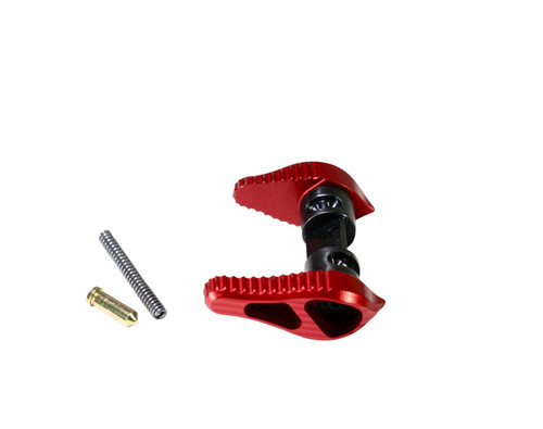 Timber Creek Outdoor AMBISSR Ambidextrous Safety Selector 45/90 Degree AR Platform Red Anodized Aluminum