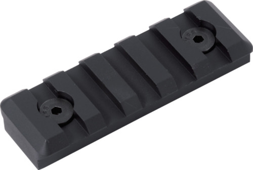 Timber Creek Outdoors M5SPRBL M-LOK 5 Slot Picatinny Rail Section Black Anodized Aluminum